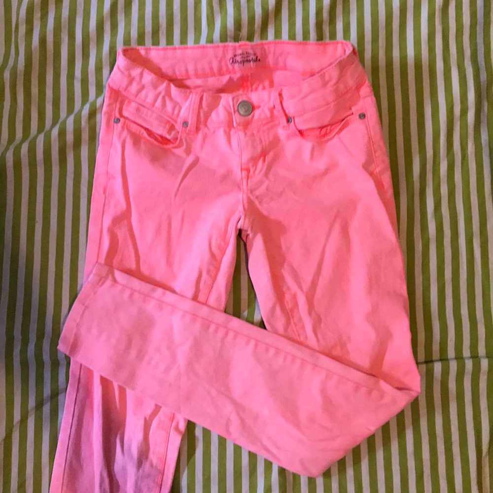 Neon Pink Aeropostale Lola Jegging